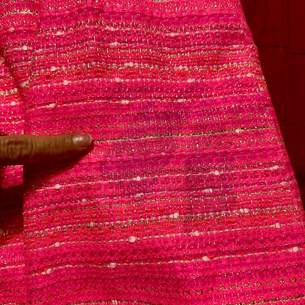 Lilly Pulitzer Vibrant Pink and Gold Mini Dress - Picture 11 of 12